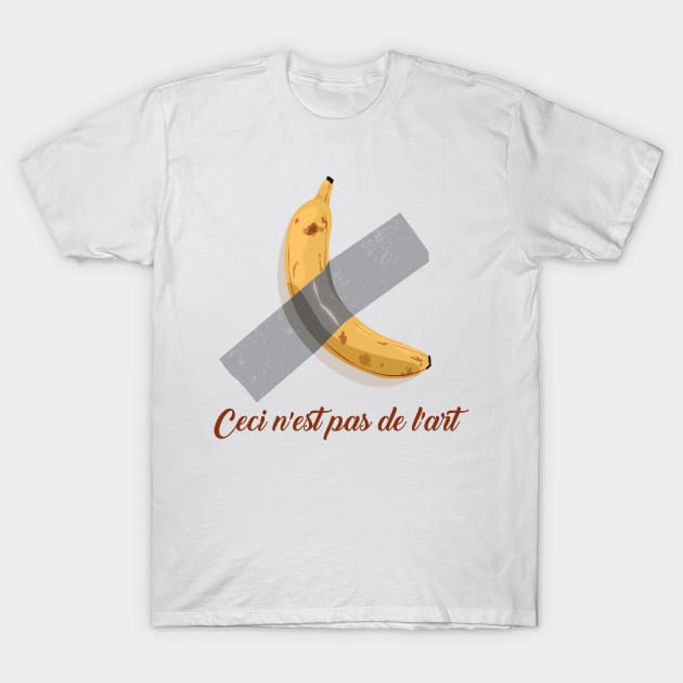 Banana Art Comedian T-Shirt by brendacv